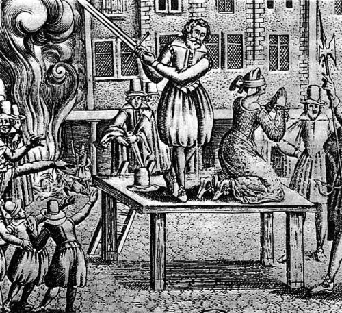 Exécution de la Galigaï en place de Grève le 8 juillet 1617