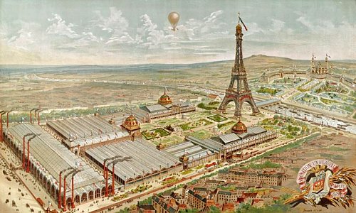 Vue générale de l'exposition universelle de Paris, 1889