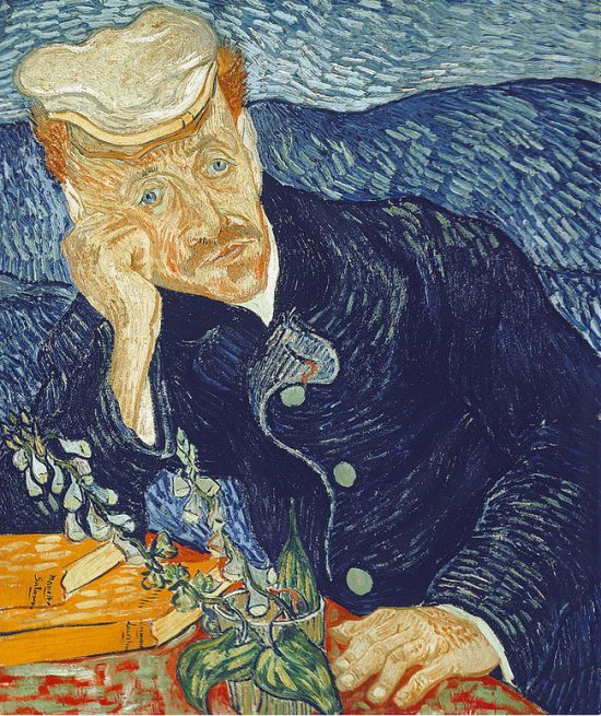 Portrait du docteur Gachet, par Vincent Van Gogh (juin 1890)