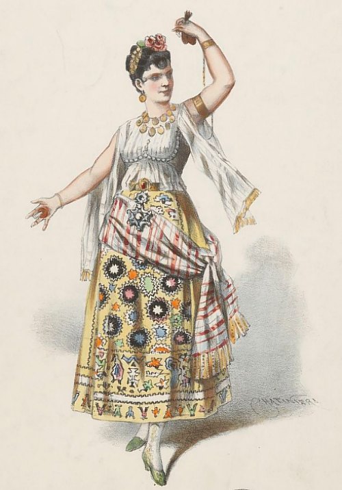 Célestine Galli-Marié dans le rôle de Carmen en 1875