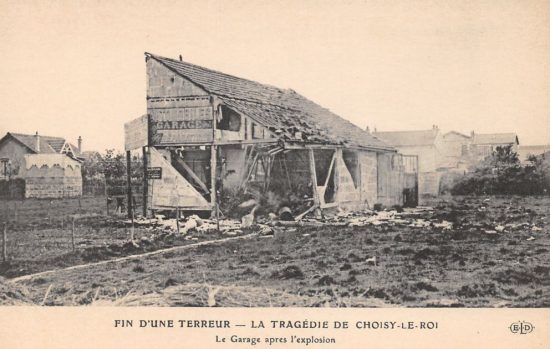 Garage de Dubois après l'explosion