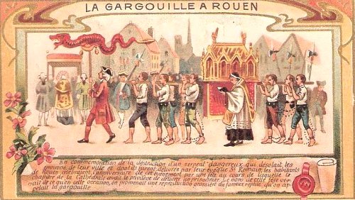 Cérémonie de la Gargouille à Rouen