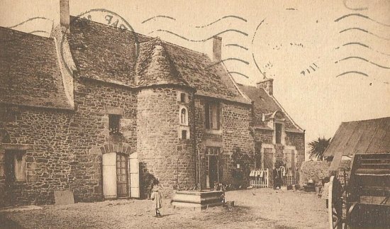 Ancienne gentilhommière où naquit Jacques Cartier, près de Saint-Malo (Ille-et-Vilaine)