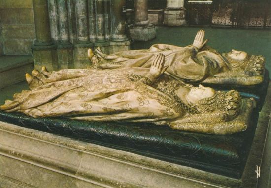 Gisants d'Henri II et de Catherine de Médicis à la basilique Saint-Denis