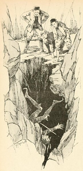 Le diable coincé dans le gouffre