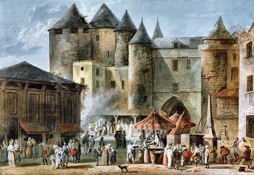 Le Grand Châtelet. Peinture de Thomas Naudet