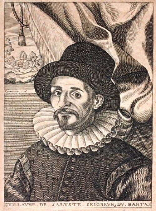 Guillaume de Salluste, seigneur du Bartas. Gravure de Nicolas de Larmessin 1632-1694)