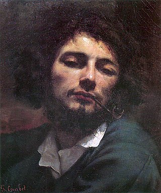 Autoportrait dit Le Fumeur de pipe, par Gustave Courbet