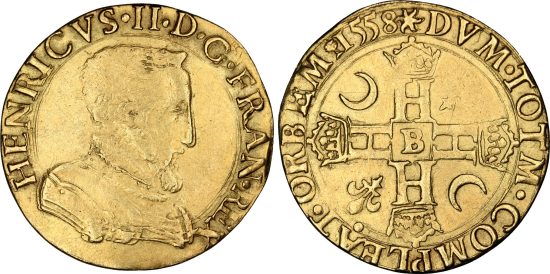 Double Henri d'or de 1558