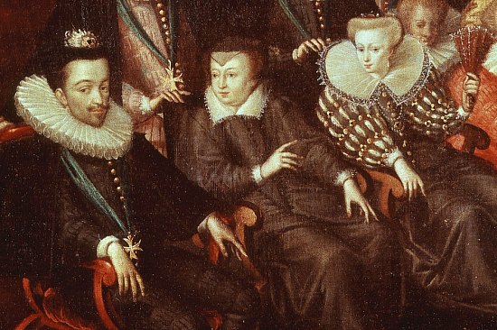Henri III, Catherine de Médicis et la reine Louise de Lorraine-Vaudémont