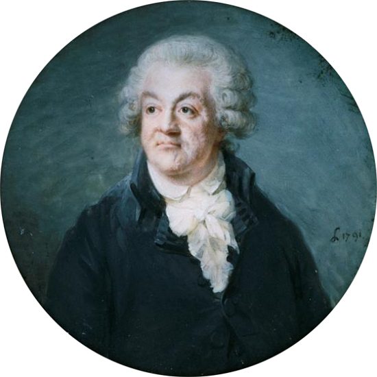 Portrait de Mirabeau par Jean-Antoine Laurent (1791)