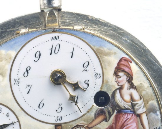 07 avril 1795: Abolition du système de temps décimal imposé en 1793 Horloge-Decimale