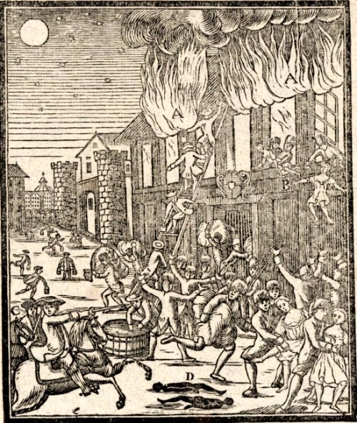 Incendie de l'Opéra le 8 juin 1781