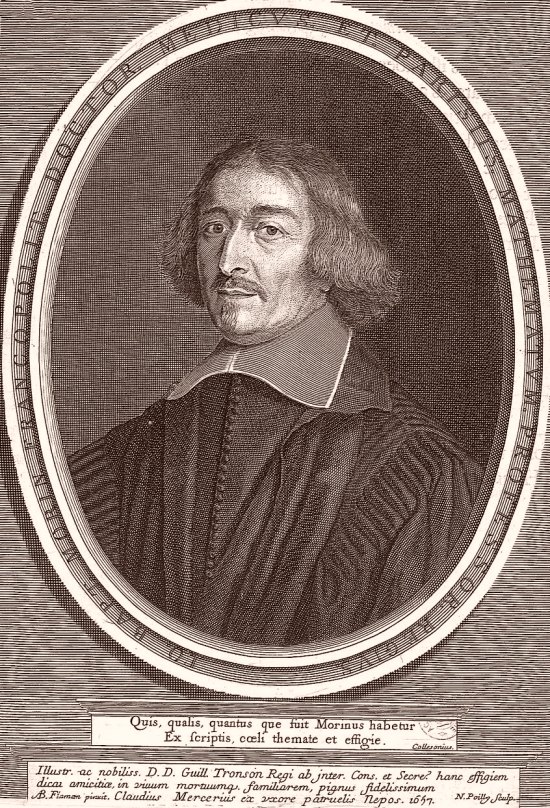Jean-Baptiste Morin. Gravure de Nicolas Poilly le Jeune, d'après Albert Flamen