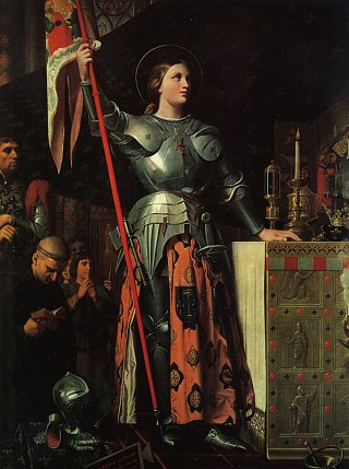 Jeanne d'Arc au sacre du roi Charles VII