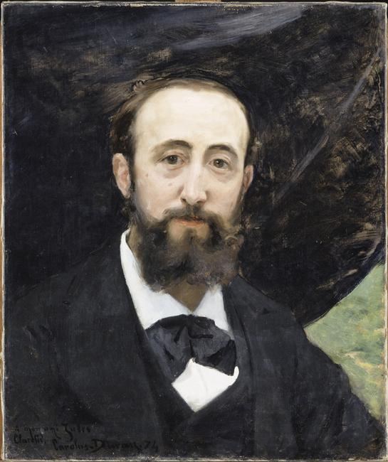 Jules Claretie. Peinture de Charles Durand dit Carolus-Duran (1837-1917)