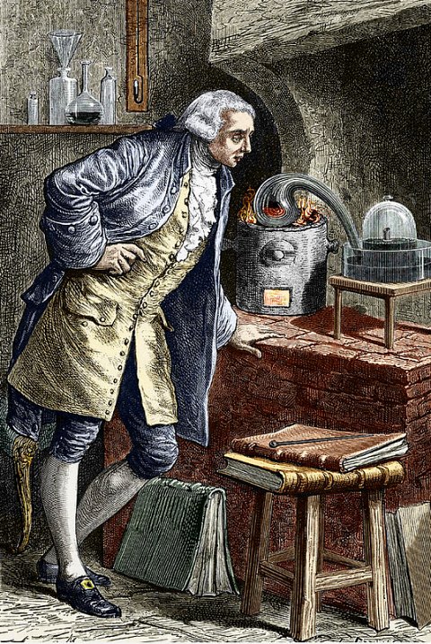 Expériences de Lavoisier sur la composition de l'air