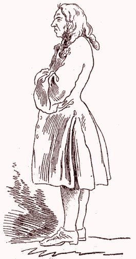 Gradot, limonadier du dix-huitième siècle. D'après un dessin de Bouchardon.