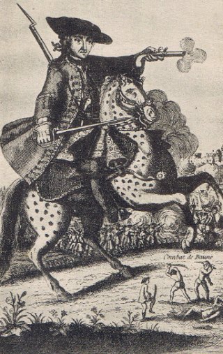 Portrait de Louis Mandrin, à cheval
