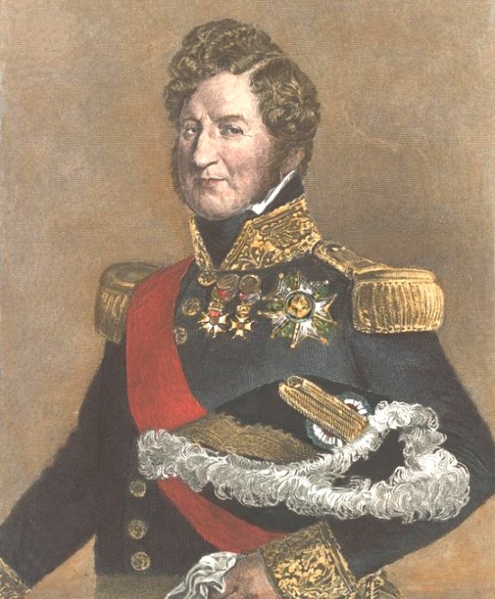 Louis-Philippe. Lithographie de Jacques-Etienne Pannier, d'après une peinture de Franz Xaver Winterhalter de 1839