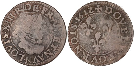 Louis XIII : double tournois de 1612