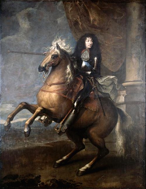 Portrait équestre de Louis XIV, par Charles Le Brun (1668)