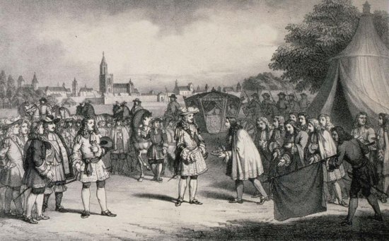 Réception de Louis XIV par le magistrat de Strasbourg en 1681