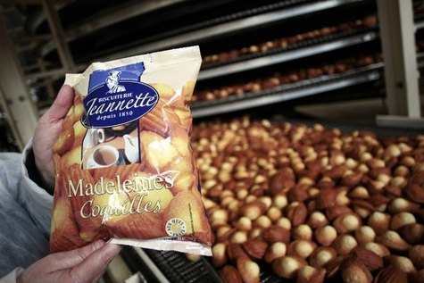 Paquet de madeleines de la biscuiterie Jeannette