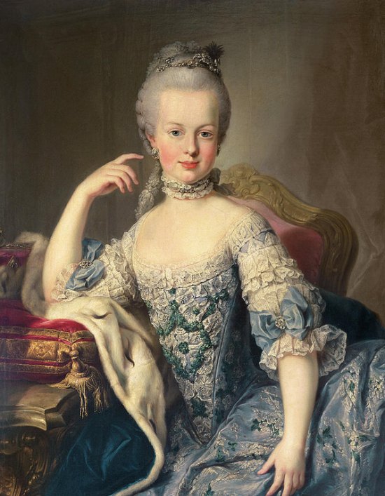 Marie-Antoinette en 1767, par Martin van Meytens
