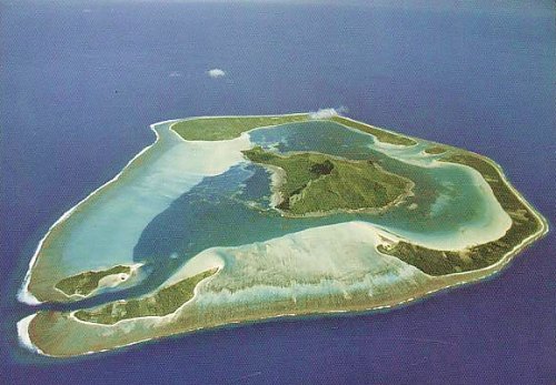 L'île de Maupiti (Polynésie française)