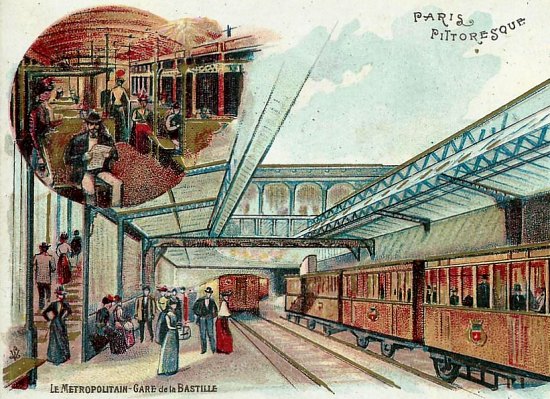 Gare de la Bastille du Métropolitain de Paris