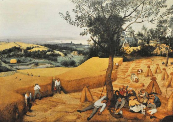 Les moissonneurs, par Peter Bruegel l'Ancien