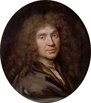 Molière. Peinture de Pierre Mignard (vers 1658)