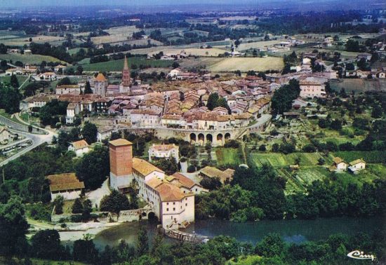 Vue du village de Montricoux (Tarn-et-Garonne)
