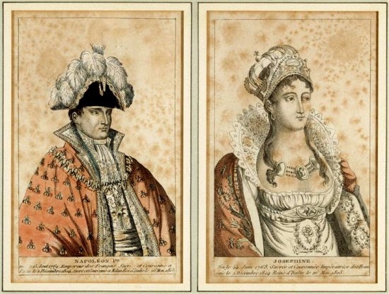 Portraits de Napoléon Ier et Joséphine