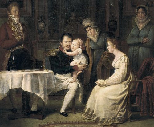Napoléon Ier, Marie-Louise d'Autriche et leurs fils Napoléon II