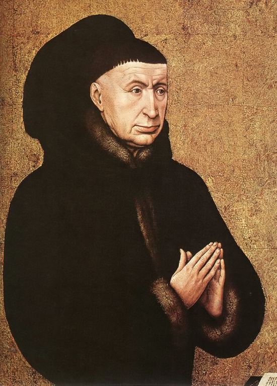 Nicolas Rolin (1376-1462). Peinture de Rogier van der Weyden