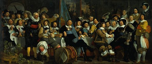 Banquet de la garde civile d'Amsterdam fêtant la paix de Münster