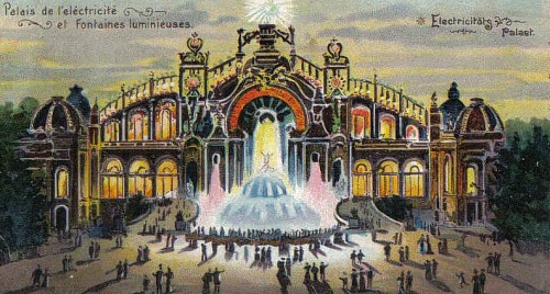 Le Palais de l'Électricité lors de l'Exposition universelle de 1900 à Paris