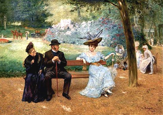 Les belles au parc Monceau