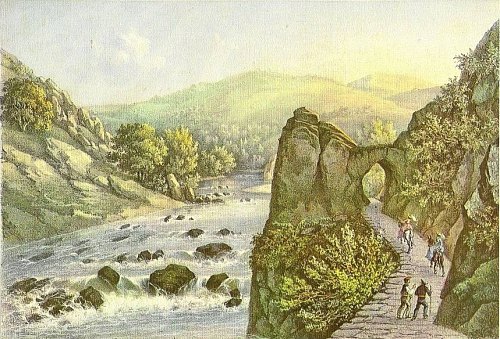 Le Pas de Roland et la Nive au XVIIIe siècle
