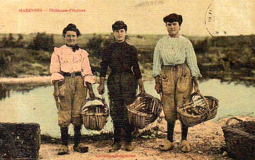 Pêcheuses d'huîtres de Marennes