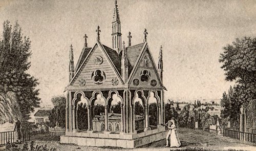 Tombeau d'Héloïse et Abélard au cimetière du Père-Lachaise