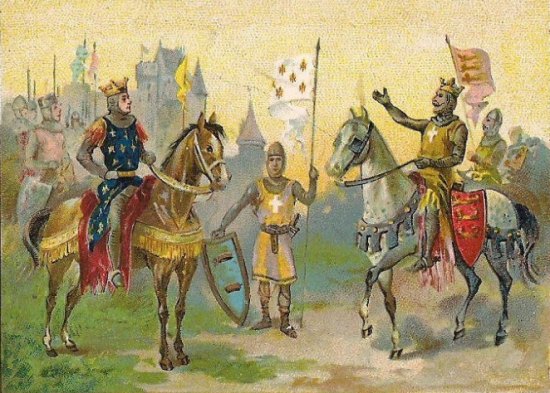 Entrevue de Philippe Auguste et de Richard Coeur de Lion à Vézelay, en 1190