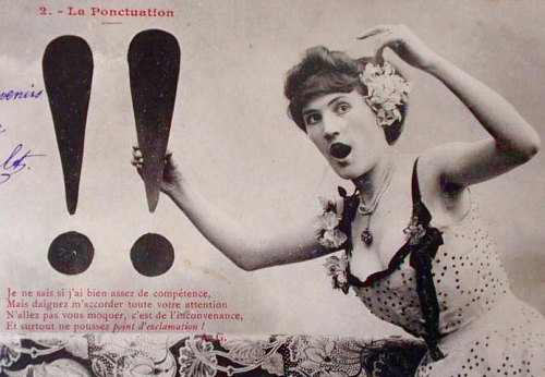 Le point d'exclamation