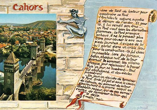 Le Pont Valentré à Cahors (Lot)