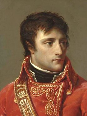 Le Premier Consul Napoléon Bonaparte. Détail du tableau du baron Antoine-Jean Gros réalisé en 1802