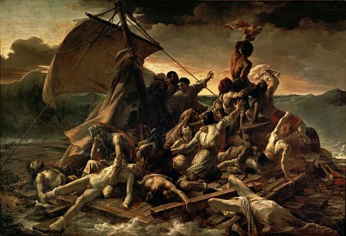 Le Radeau de La Méduse. Peinture de Théodore Géricault