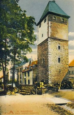 Tour de Nesle appartenant aux anciens remparts de Mulhouse
