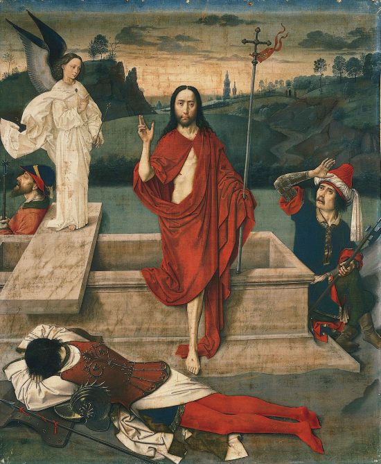 La résurrection du Christ, par Dirk Bouts (vers 1415 - 1475)